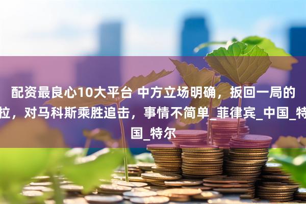 配资最良心10大平台 中方立场明确，扳回一局的莎拉，对马科斯乘胜追击，事情不简单_菲律宾_中国_特尔
