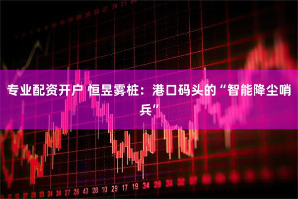 专业配资开户 恒昱雾桩：港口码头的“智能降尘哨兵”